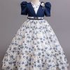 Kids' Chiffon Floral Princess Dress